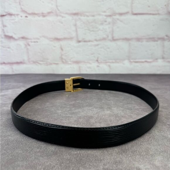Louis Vuitton Epi Leather 35mm Belt 85/34 Black - Picture 5 of 13